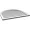 Ekena Millwork Round Top Surface Mount PVC Gable Vent w/ 2"W x 1-1/2"P Brickmould Frame, 34"W x 32"H GVPRT34X3202SN - alternate 5